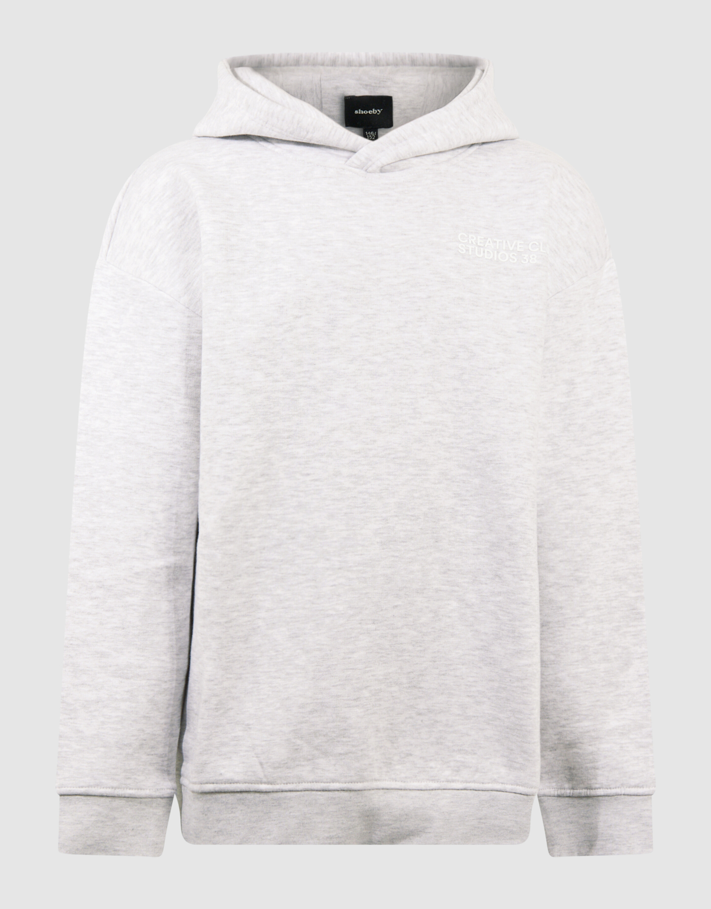 Minimalistischer Hoodie, hellgrau SHOEBY BOYS