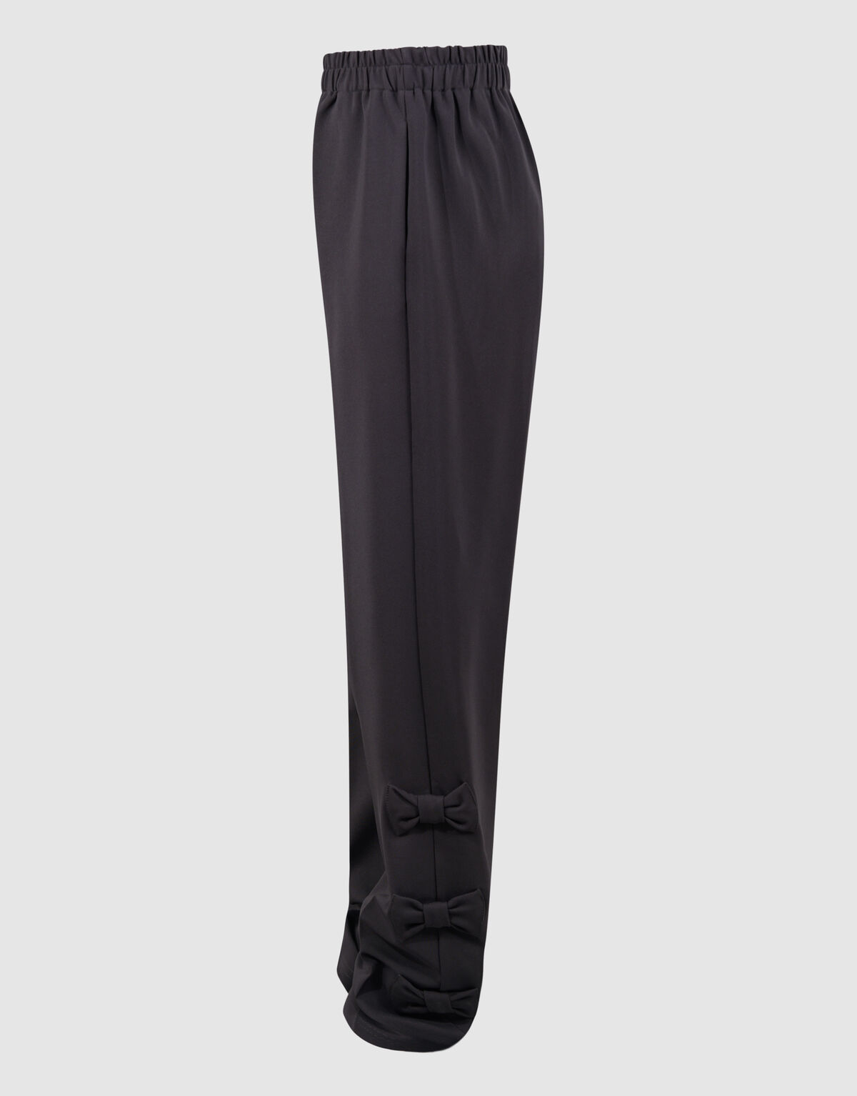 Sportliche Bogenhose mit weitem Bein Dunkelgrau SHOEBY GIRLS