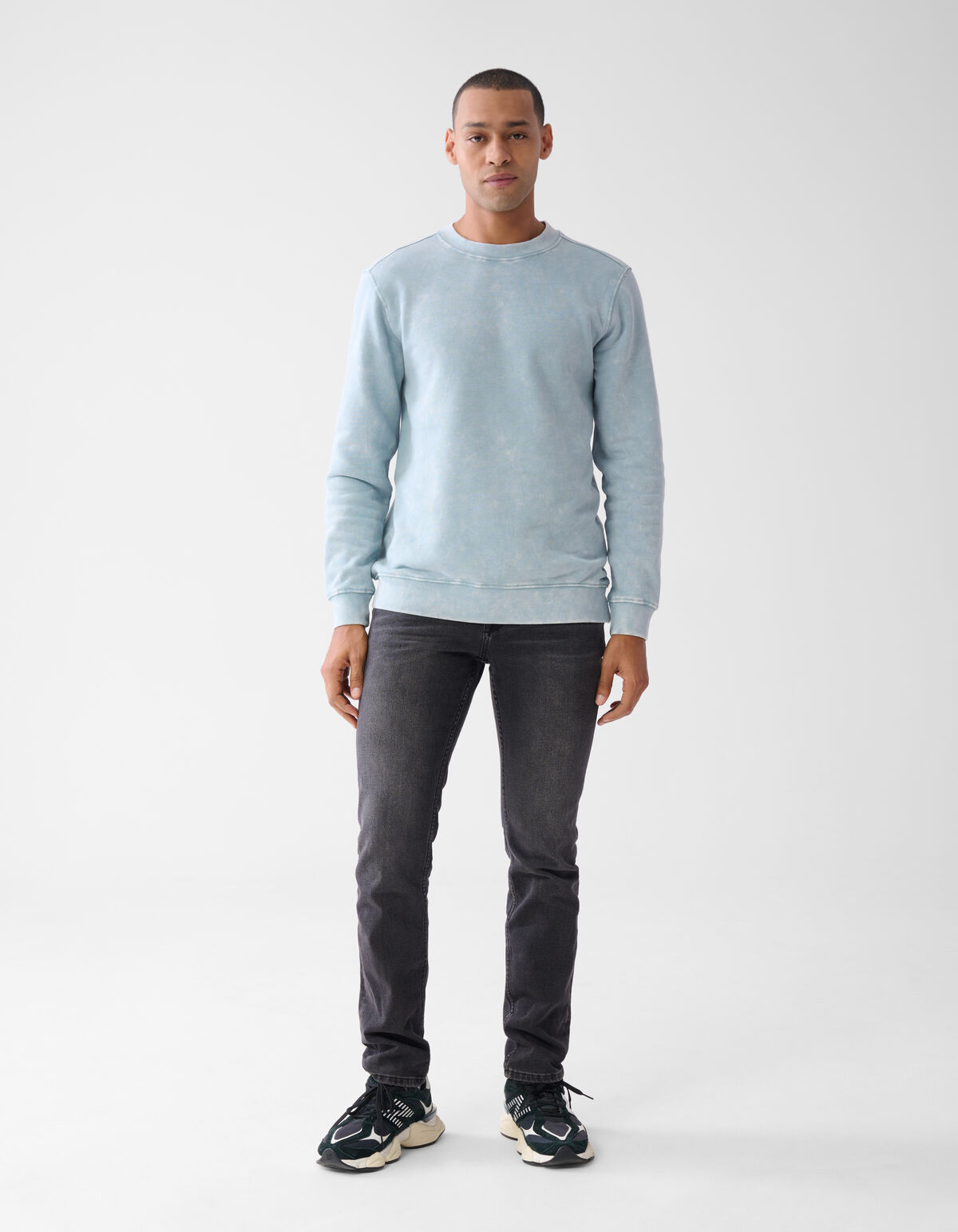 Basic Pullover Hellblau SHOEBY MEN