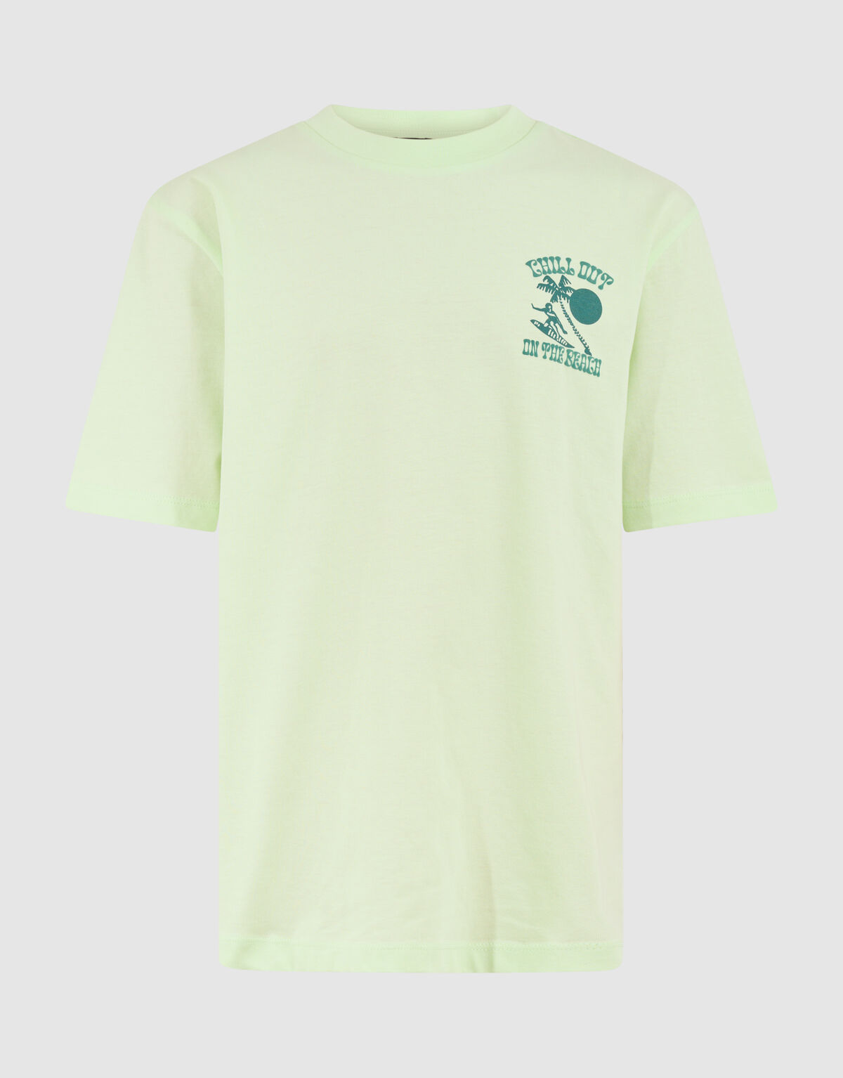 Strand Artwork T-shirt Hellgr&uuml;n SHOEBY BOYS