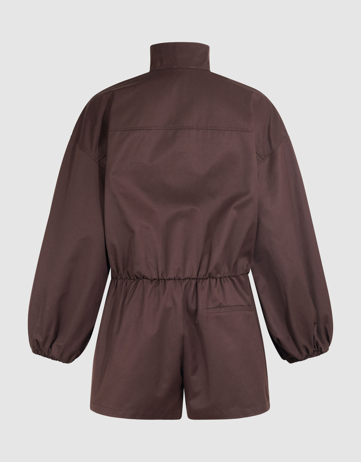 Satin-Jumpsuit in Dunkelbraun SHOEBY WOMEN