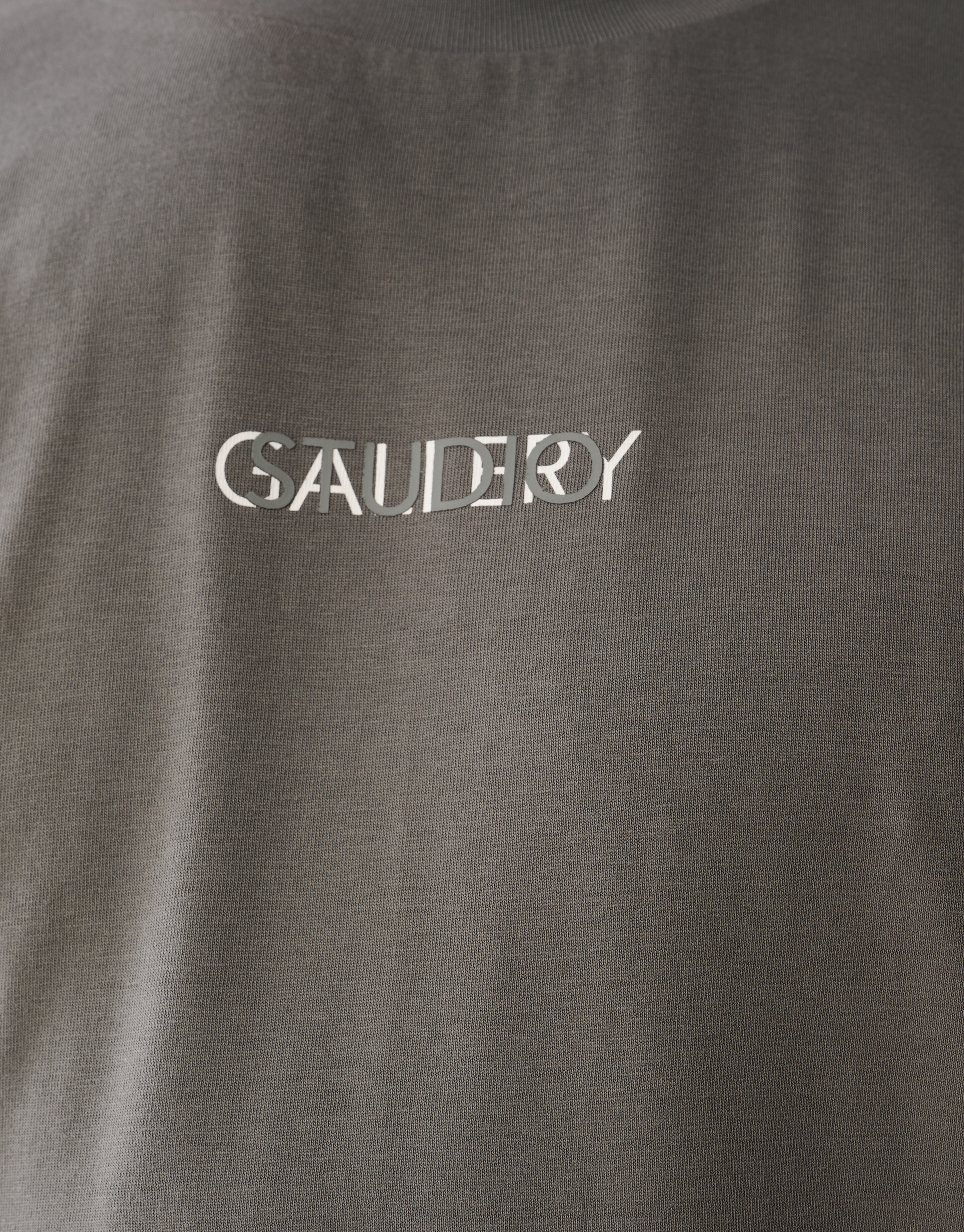 Mixed Text Artwork T-shirt Dunkelgrün SHOEBY MEN