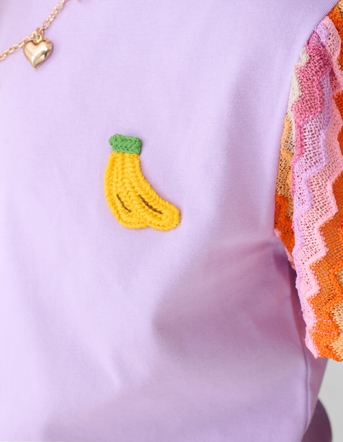 Bananen-T-Shirt Lila SHOEBY GIRLS