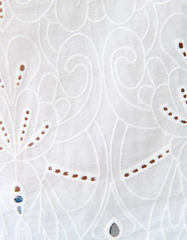 Besticktes Top Off White SHOEBY WOMEN