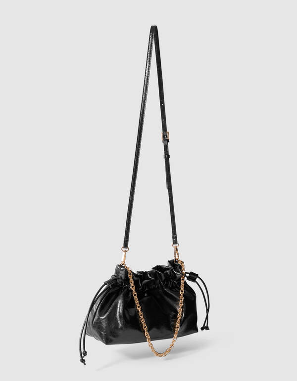 Shiny Chain Clutch Schwarz SHOEBY ACCESSOIRES