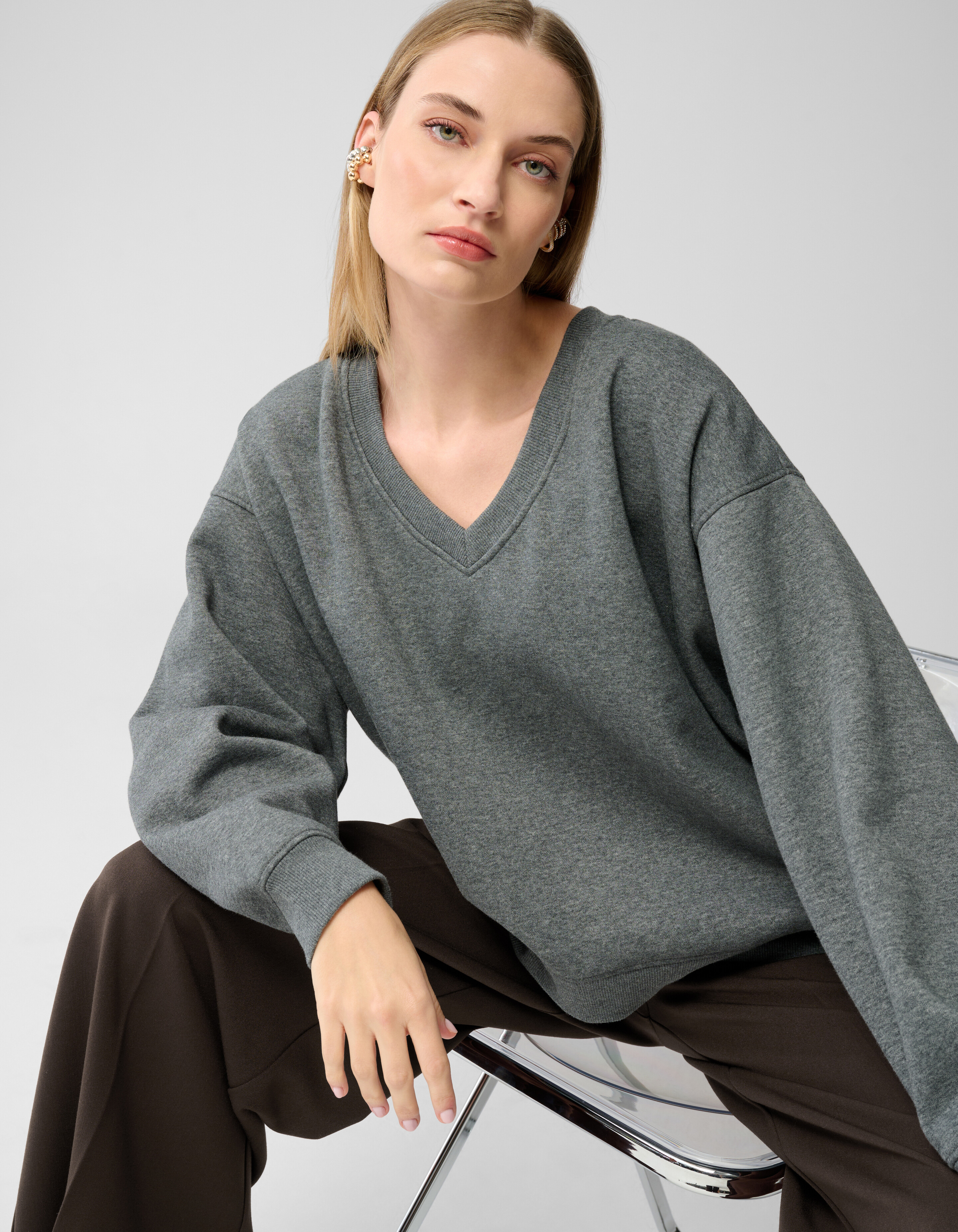 Hose mit weitem Bein in Dunkelbraun von Lonneke SHOEBY WOMEN