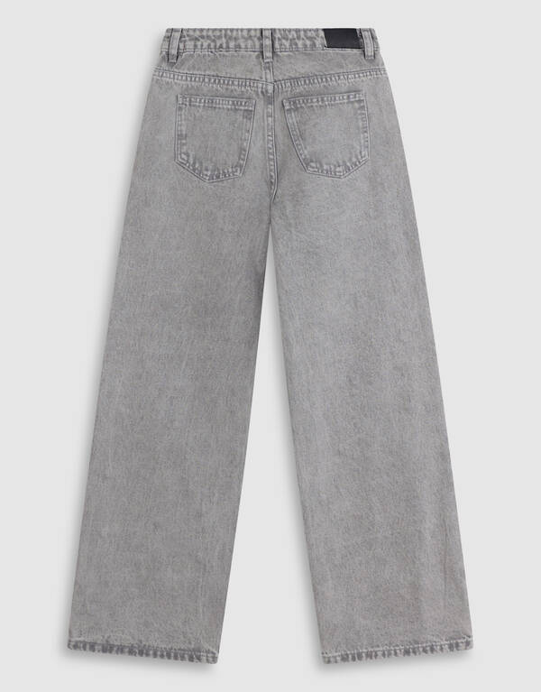 Weit geschnittene Jeans mit Nieten, grau SHOEBY GIRLS