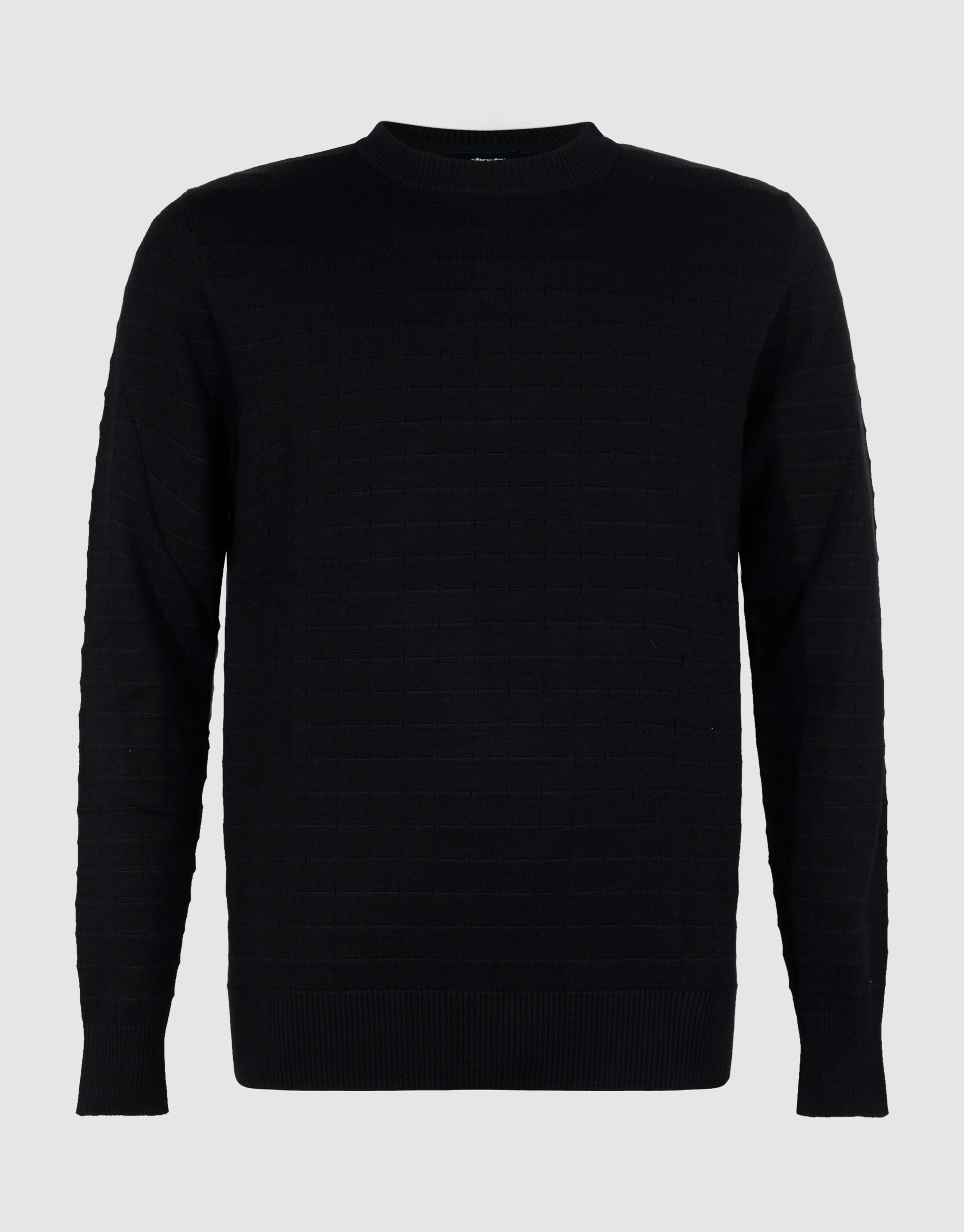 Struktur Pullover Schwarz SHOEBY MEN