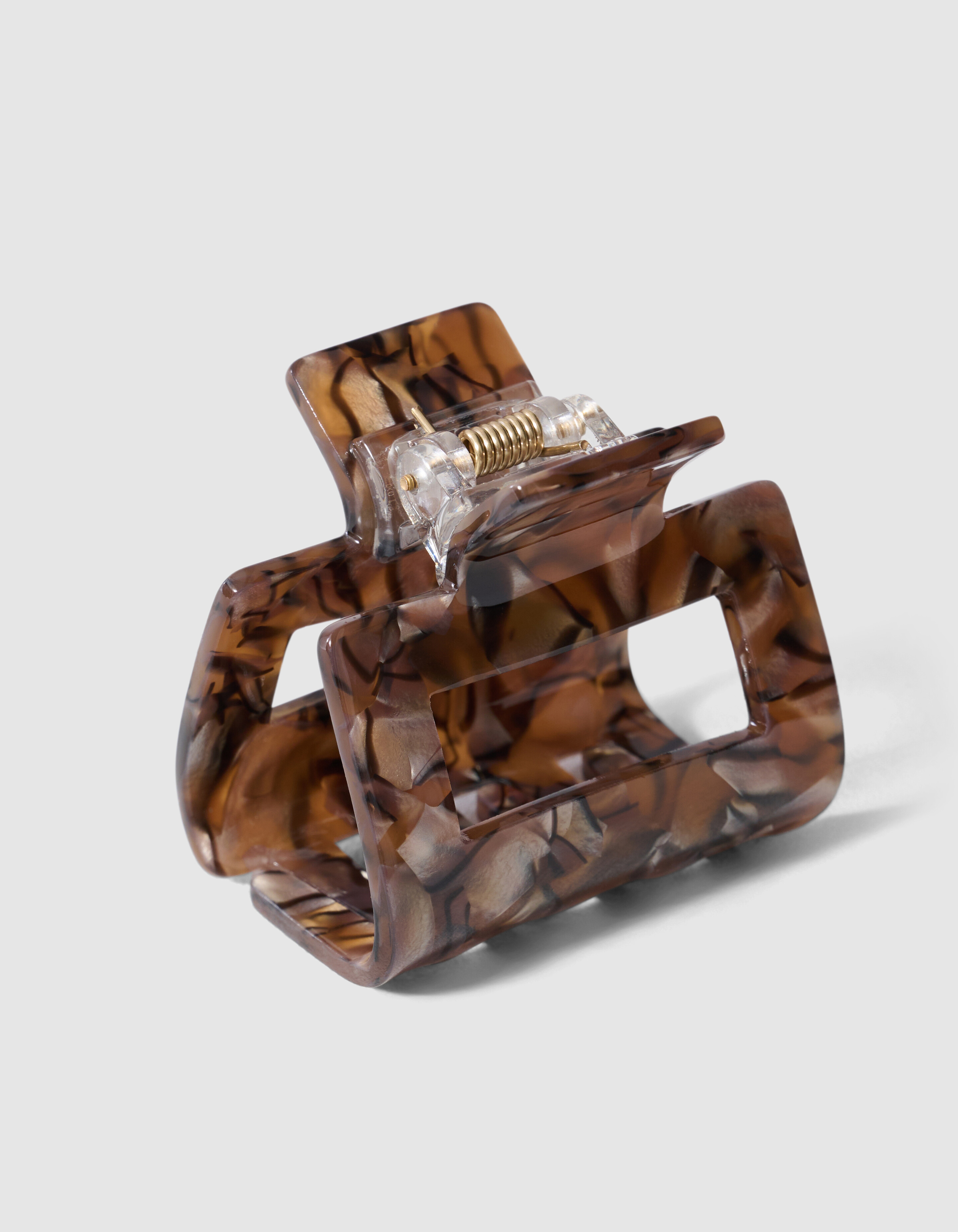 Quadratische Haarspange Gold SHOEBY ACCESSOIRES