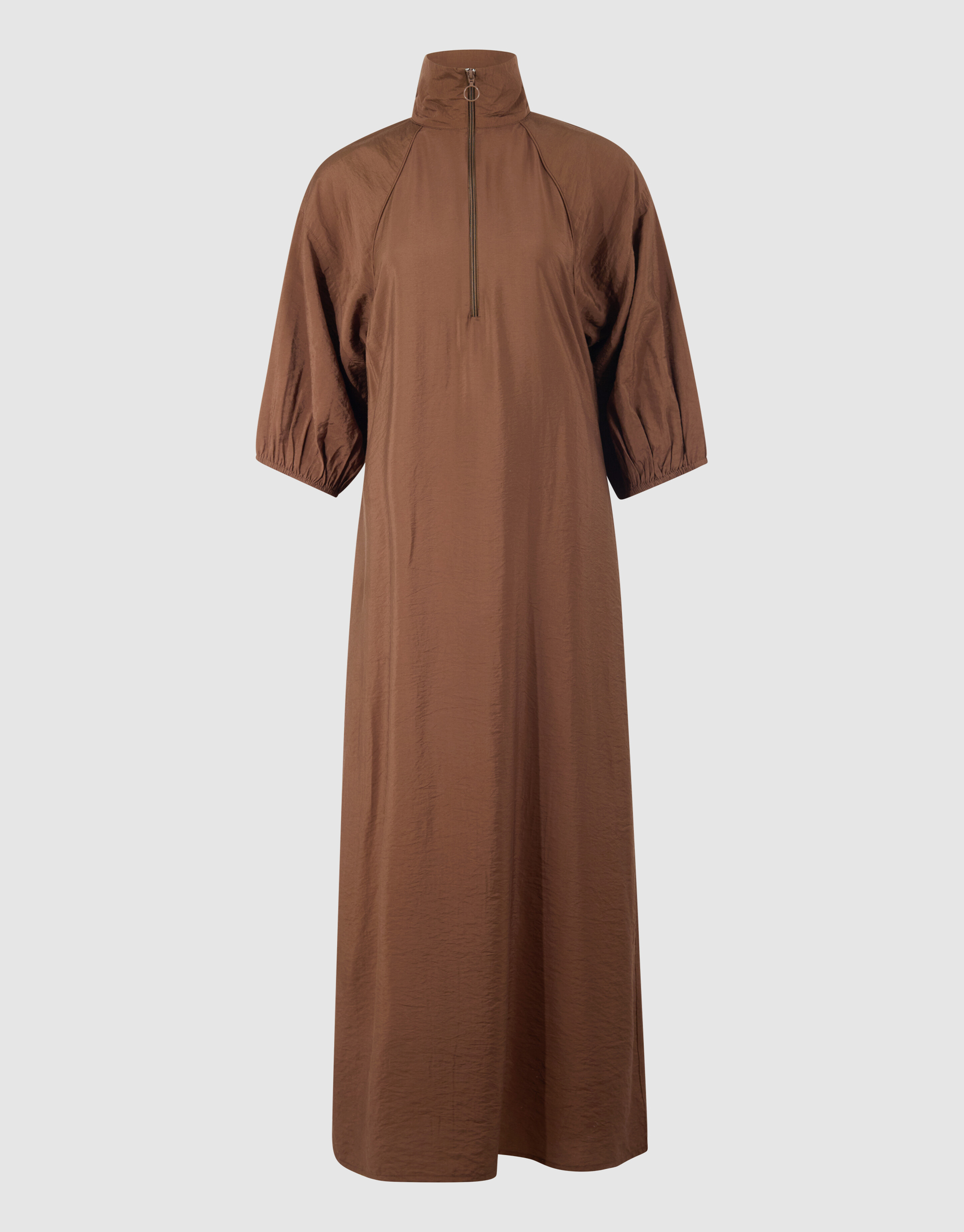 Sportlicher Trainingsanzug Maxi Kleid Braun SHOEBY WOMEN