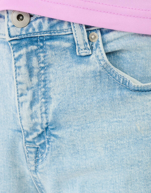Pocket Straight Fit Jeans Blau SHOEBY GIRLS