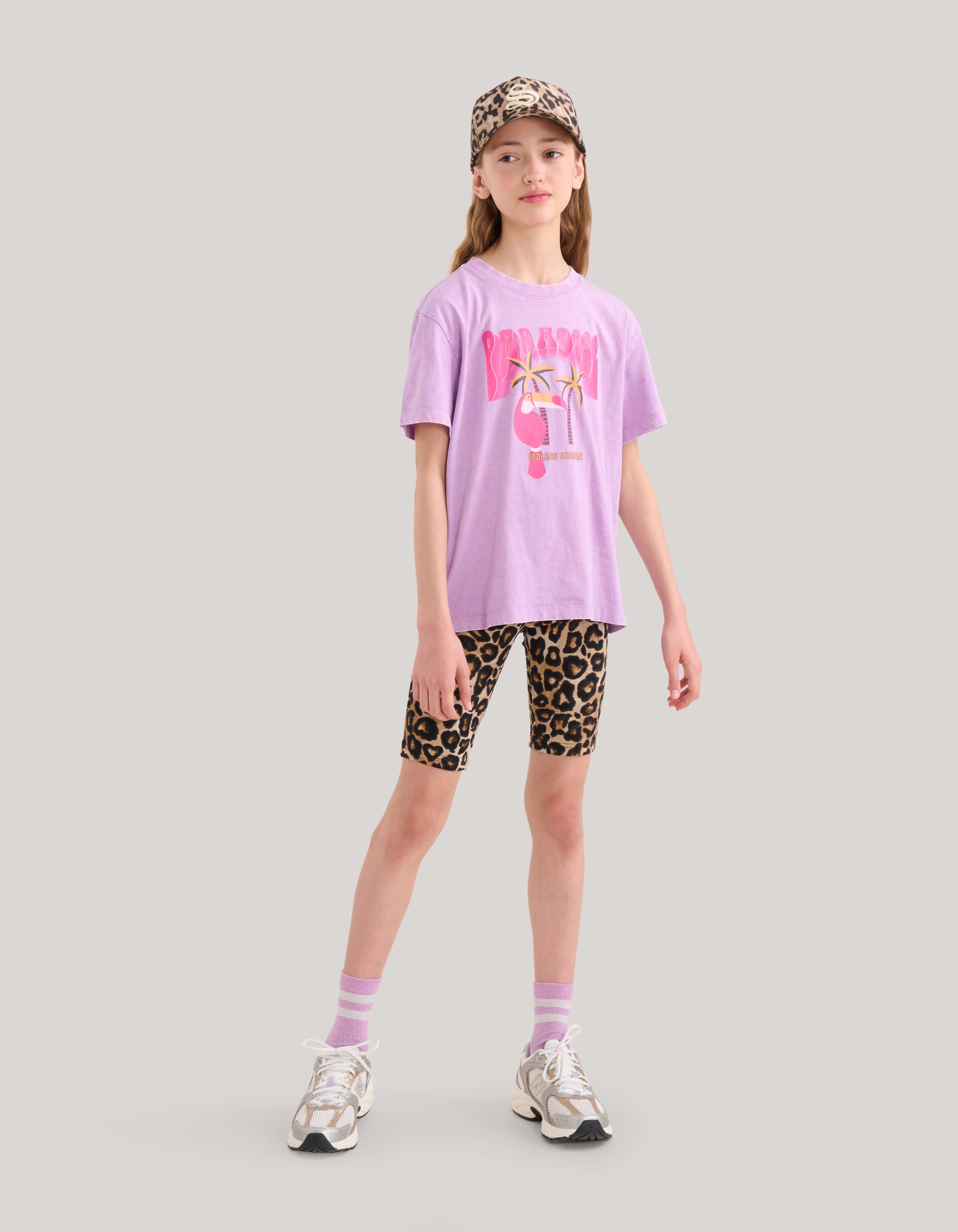 Leopard Print Bikershort Bruin SHOEBY GIRLS