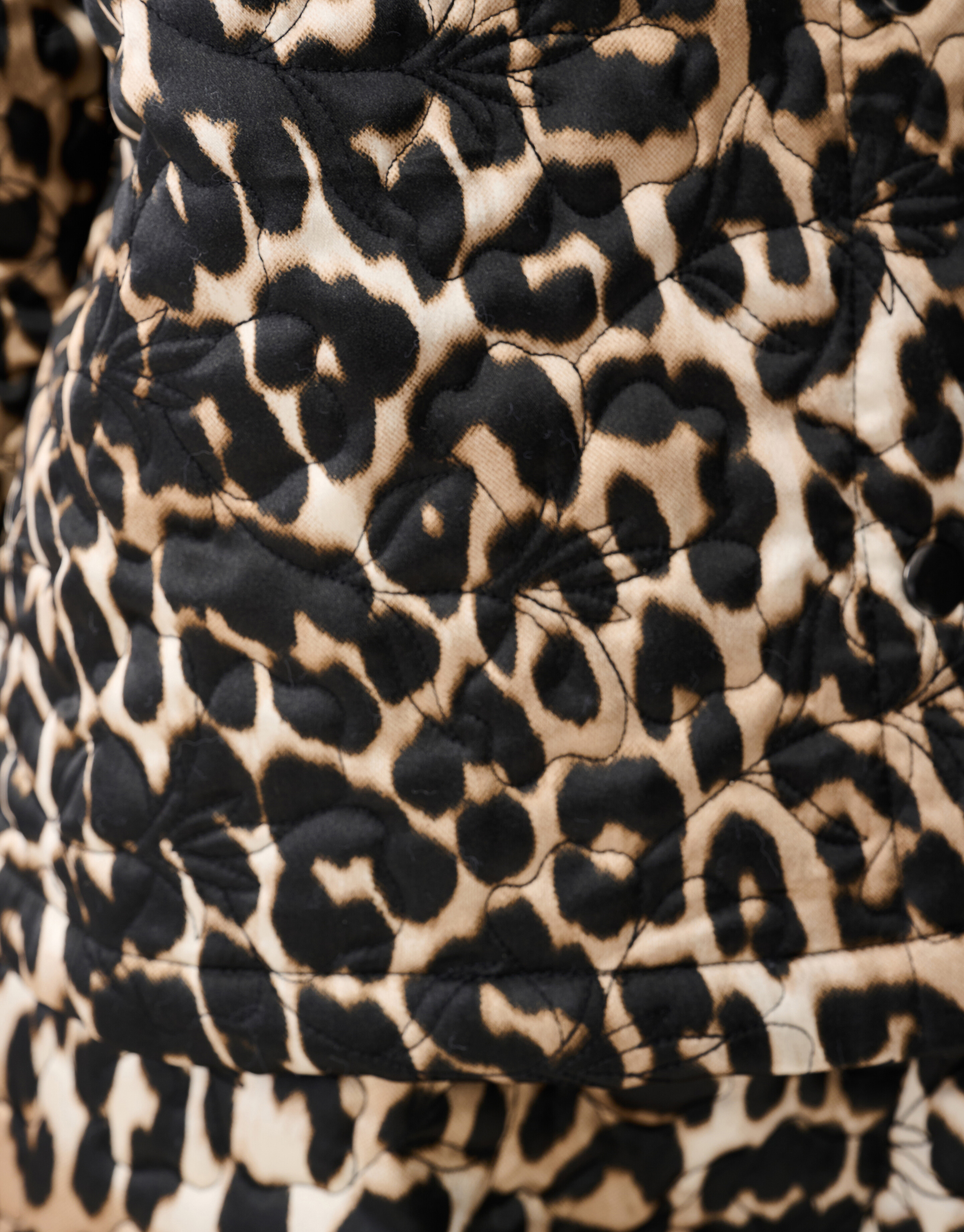 Kurzärmeliger Leopardenbomber Braun SHOEBY WOMEN