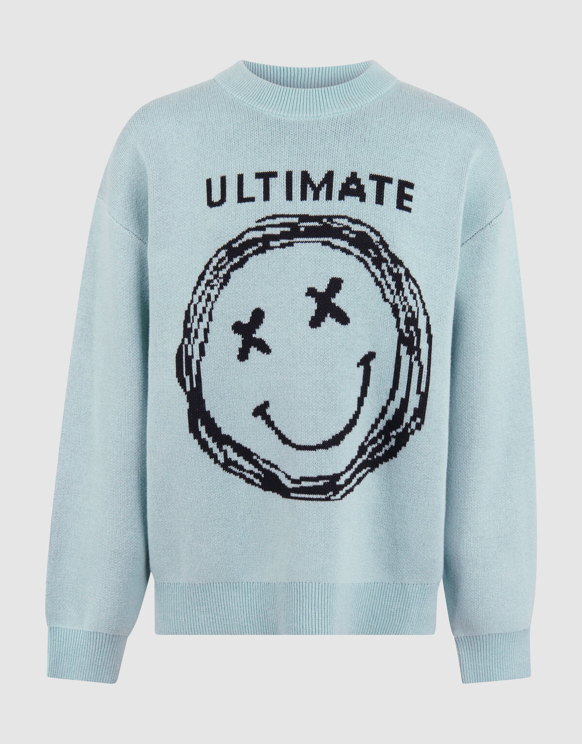 Smiley Strickpullover Hellgr&uuml;n SHOEBY BOYS