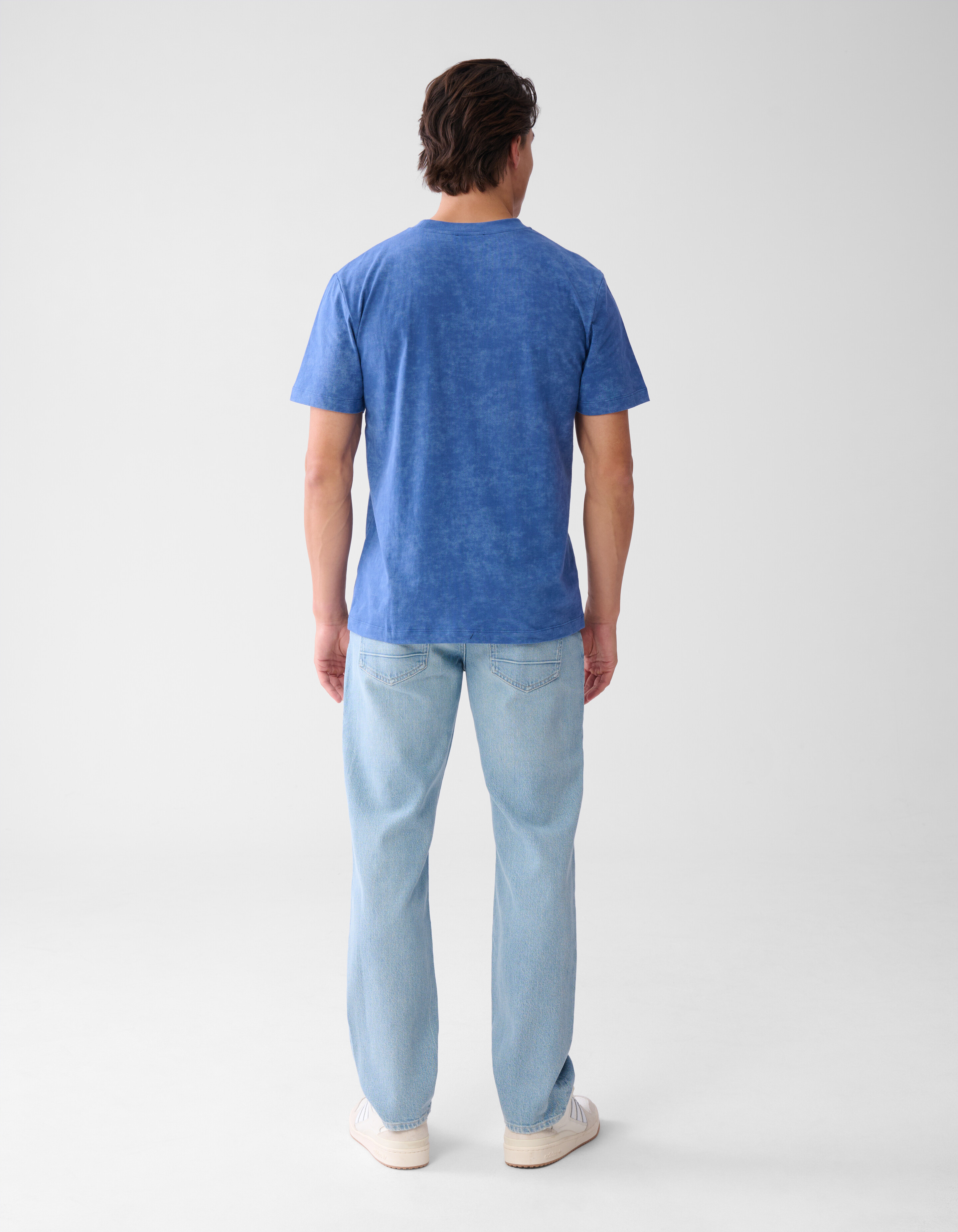 Bedrucktes T-shirt Blau SHOEBY MEN