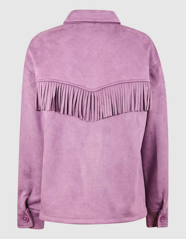 Suede Bluse Lila SHOEBY GIRLS