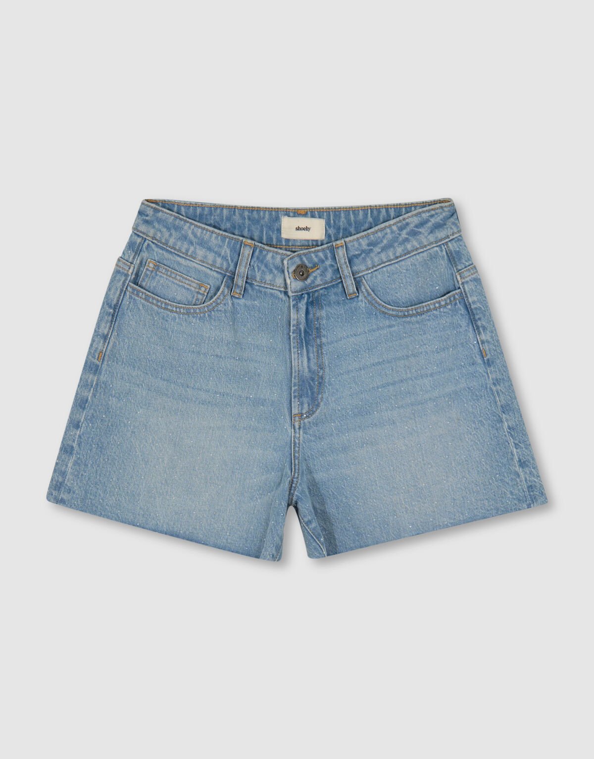Strass Denim Short gebleicht SHOEBY WOMEN