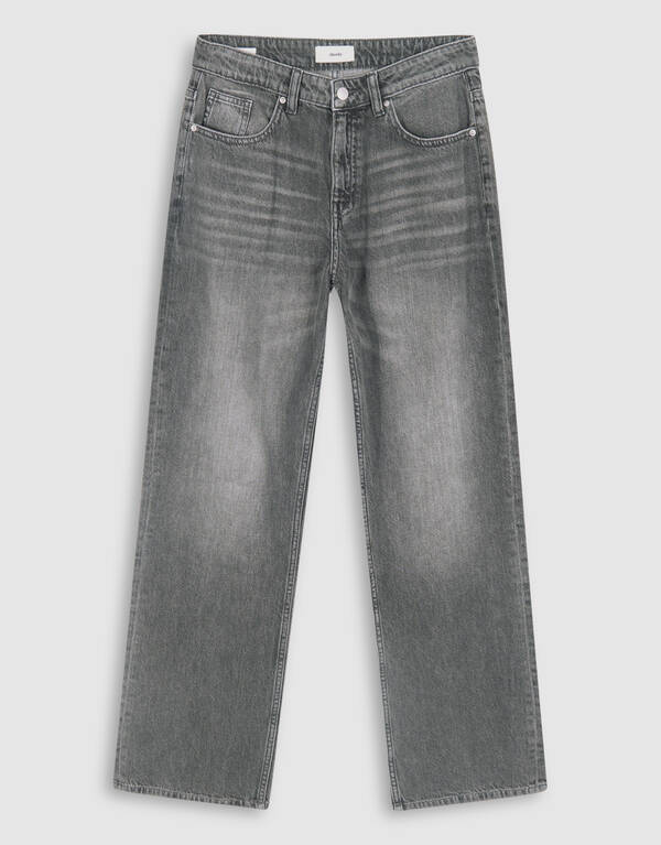 Weit geschnittene Jeans Grau SHOEBY WOMEN