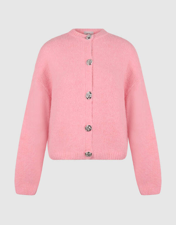 Fancy Button Weste Hellrosa SHOEBY WOMEN