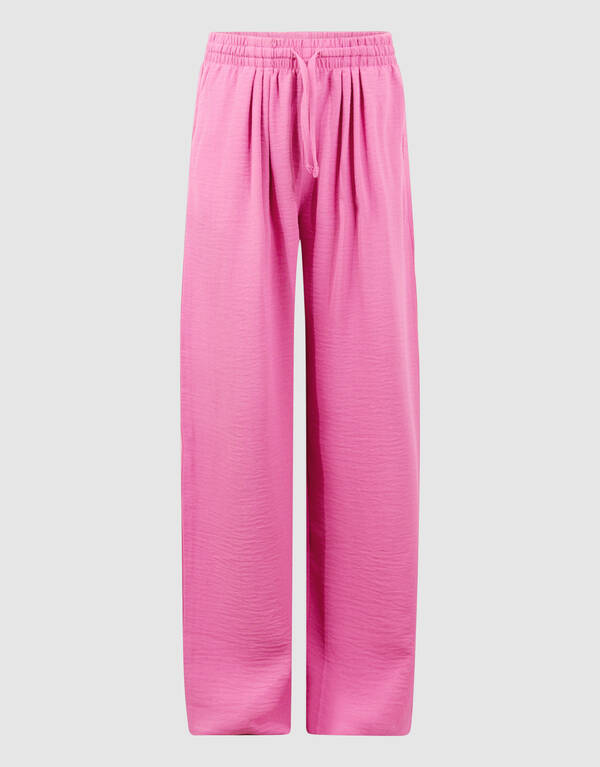 Twist Wide Leg Hose Hellrosa SHOEBY GIRLS