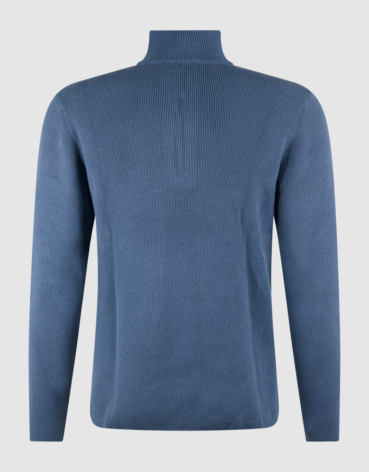 Strickpullover mit halbem Rei&szlig;verschluss Blau SHOEBY MEN