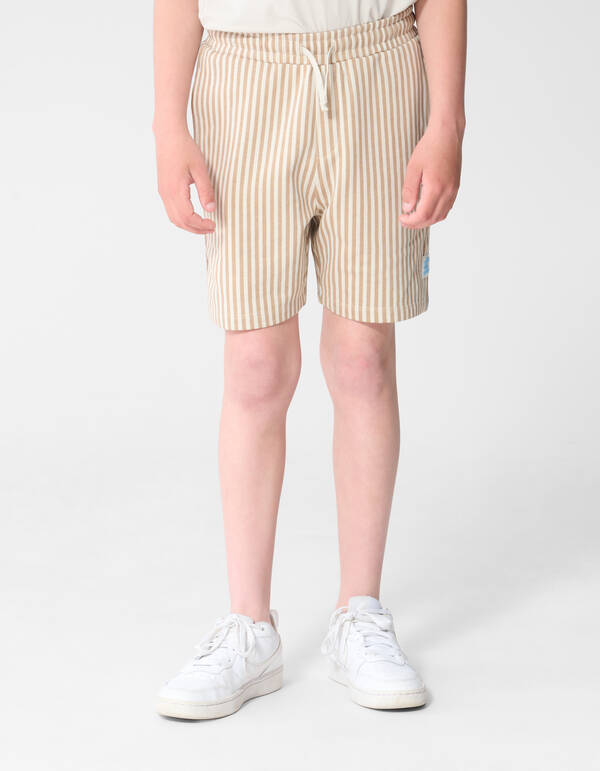 Gestreift Kurz Beige SHOEBY BOYS