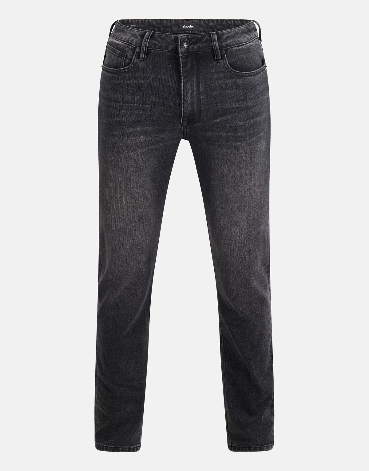 Gewaschene Straight Jeans Schwarz L34 SHOEBY MEN