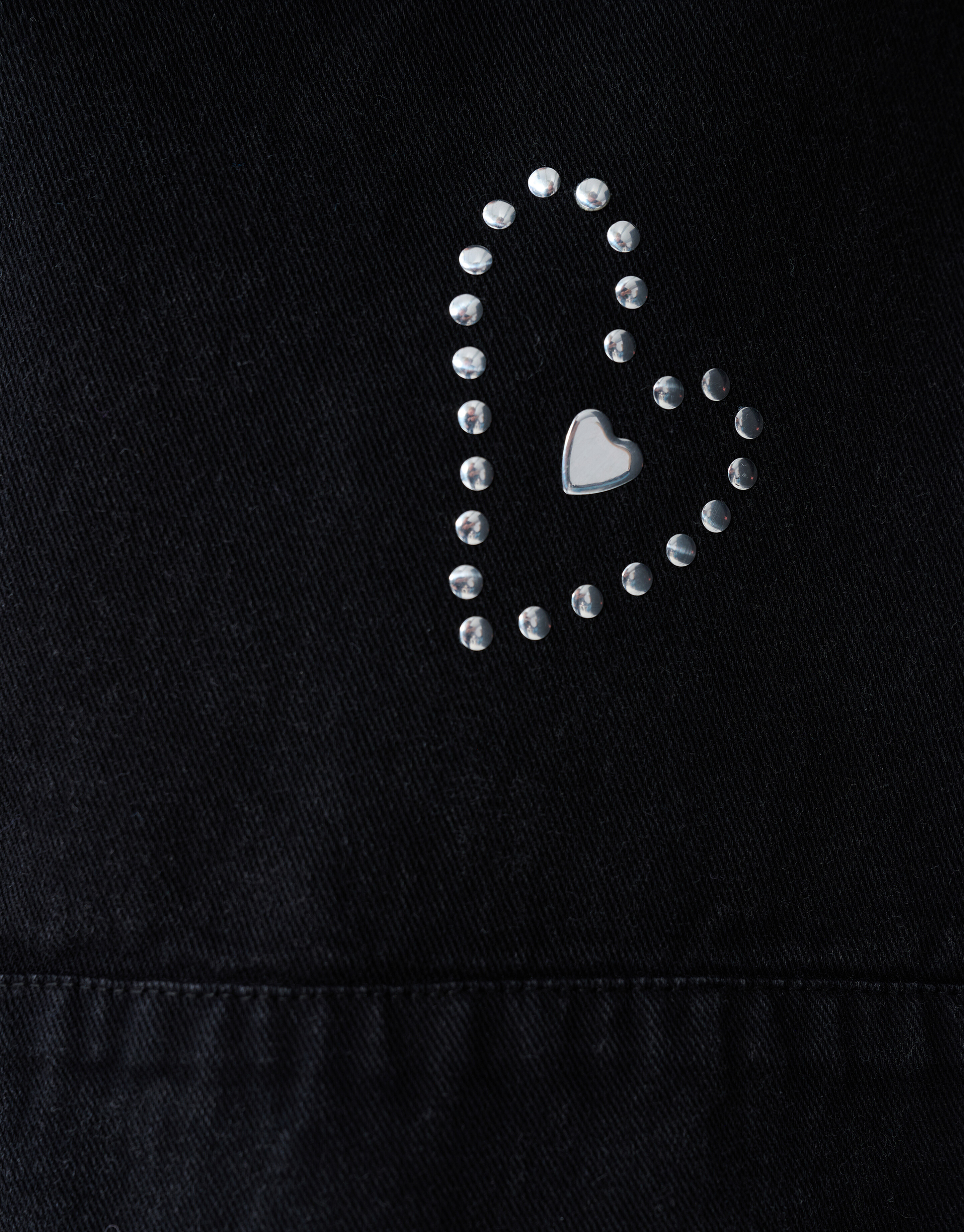 R&uuml;schen-Ohrstecker Jack Dunkelgrau SHOEBY GIRLS