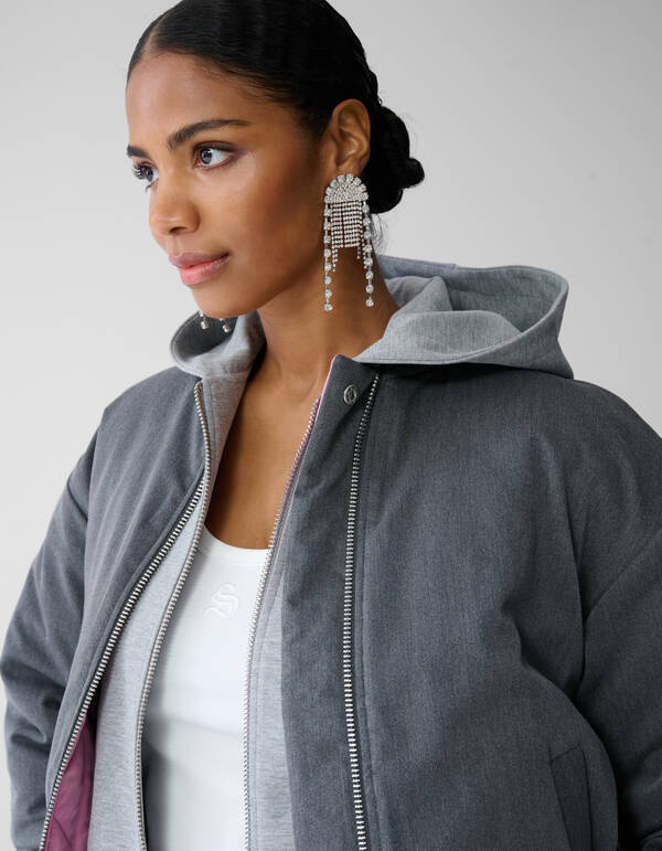 Wendbare Bomberjacke Grau von Fred SHOEBY WOMEN