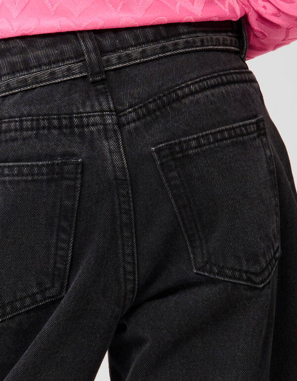 Mom Jeans Schwarz SHOEBY GIRLS