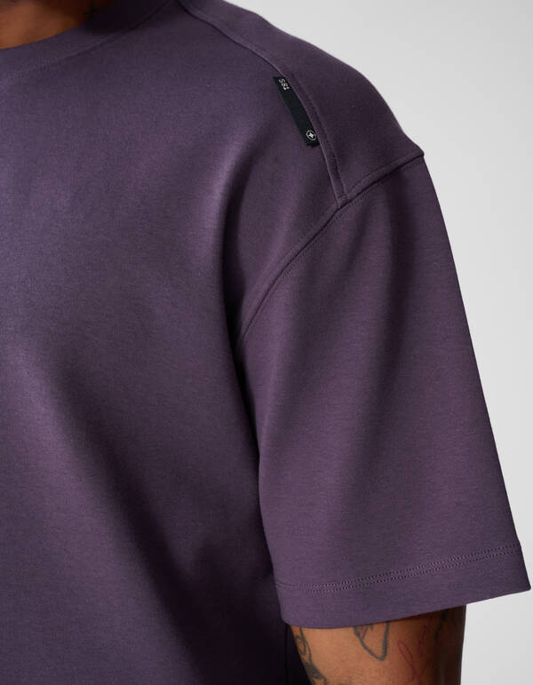 Basic Label T-Shirt Lila SHOEBY MEN