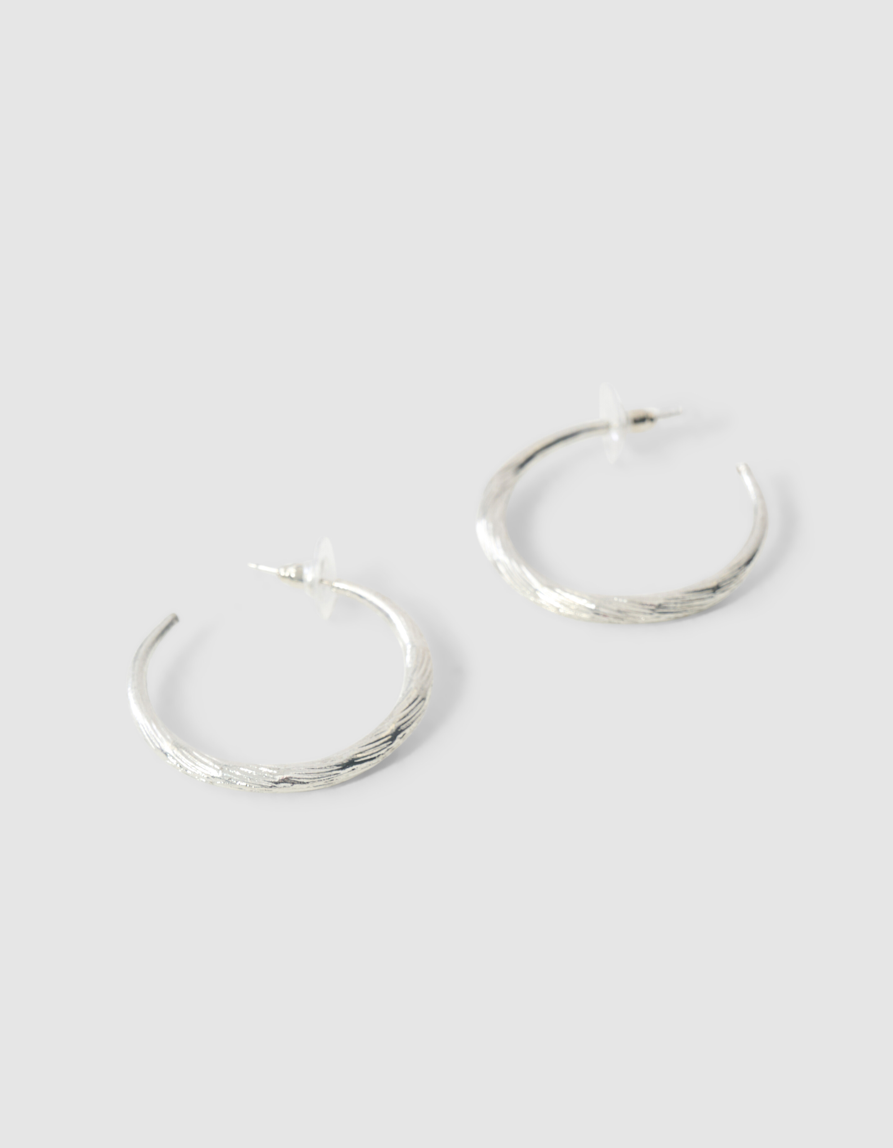 Hammerd Hoop Oorbellen Zilver SHOEBY ACCESSOIRES