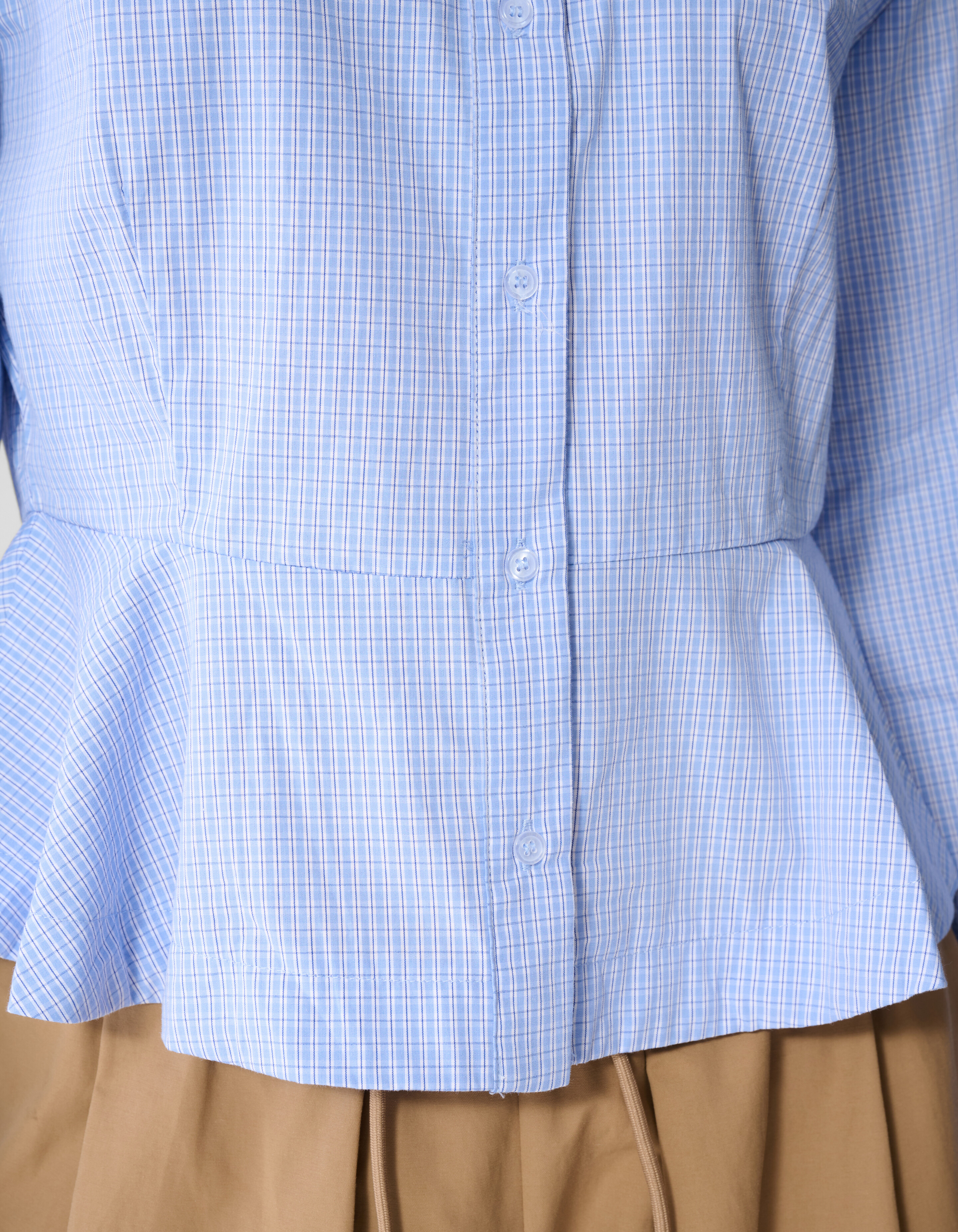 Popeline-Bluse mit Sch&ouml;&szlig;chen Blau SHOEBY WOMEN