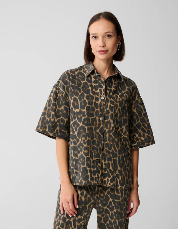 Jaguar Jeansbluse Braun SHOEBY WOMEN
