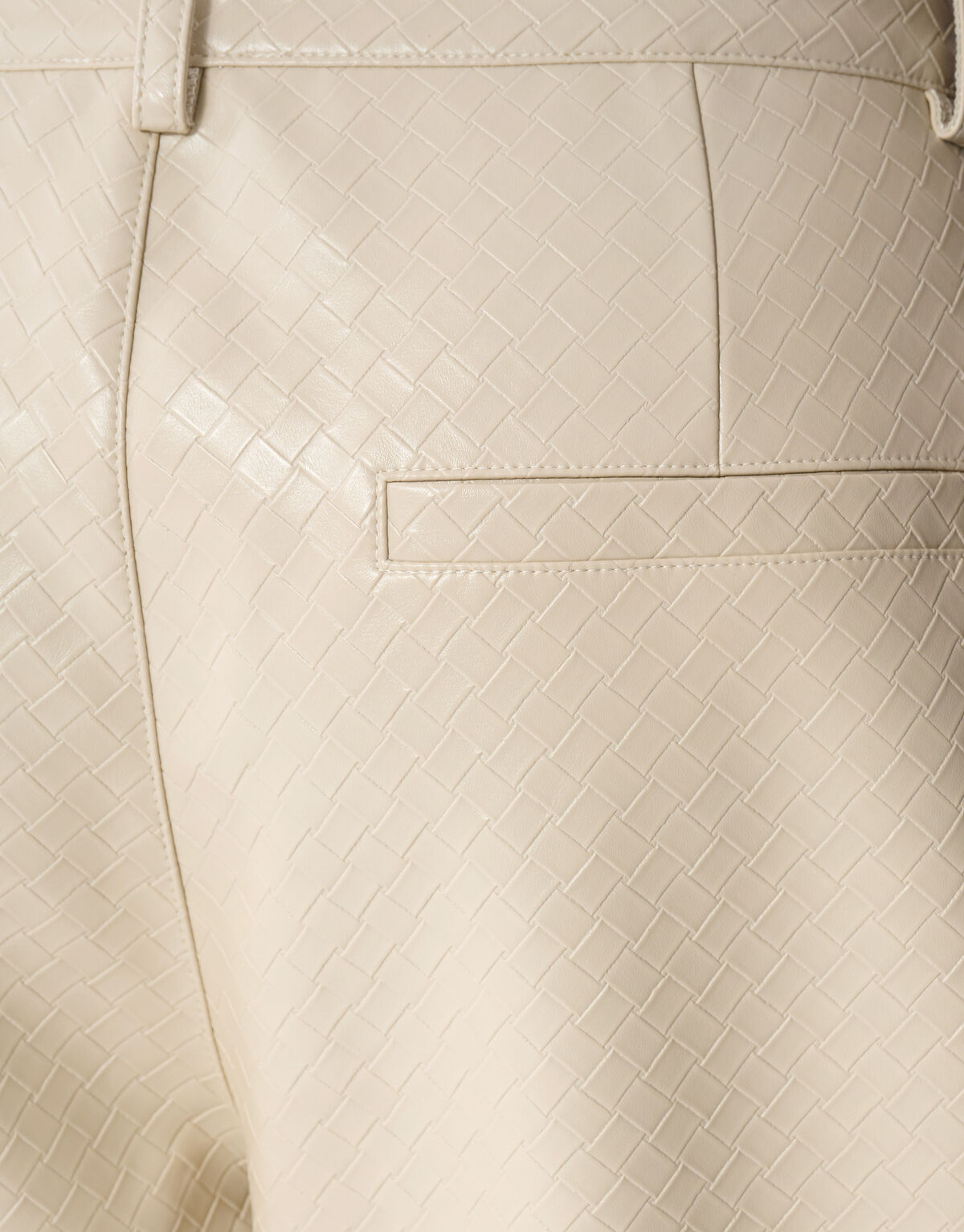 Braided Barrel Fit Hose Gebrochenes Wei&szlig; SHOEBY WOMEN