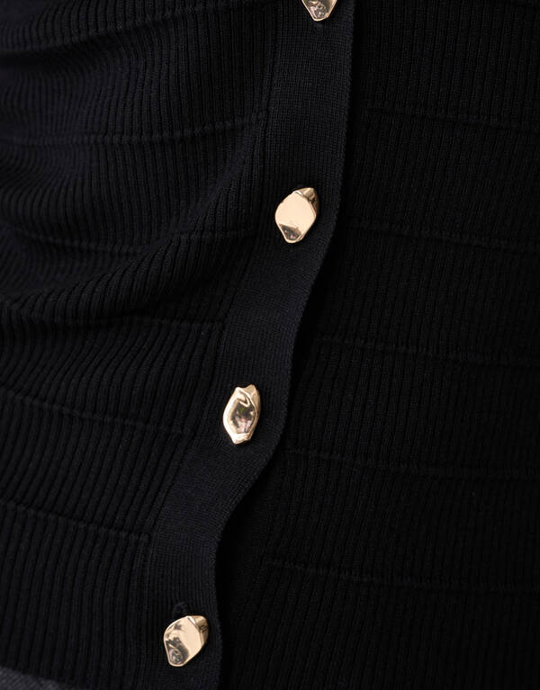 Knopfweste Schwarz SHOEBY WOMEN