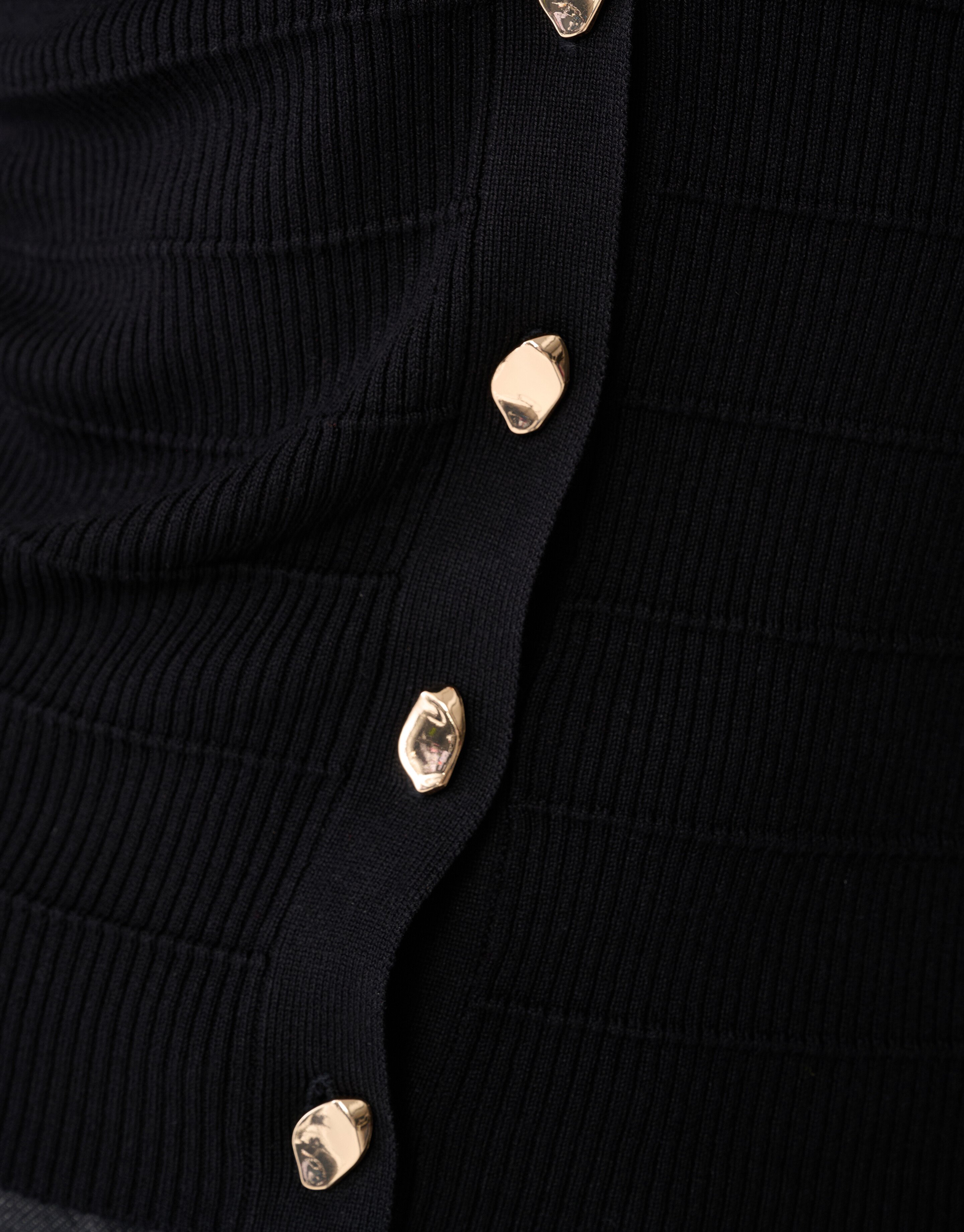 Knopfweste Schwarz SHOEBY WOMEN