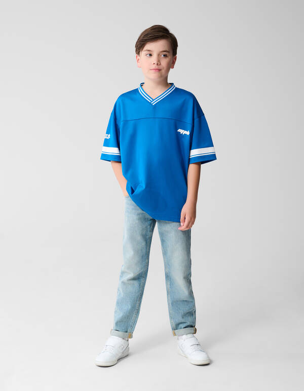 &Uuml;bergr&ouml;&szlig;en Sportliches T-Shirt Blau SHOEBY BOYS