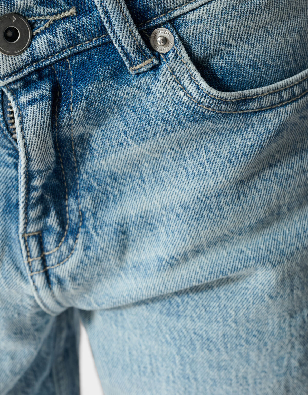 Baggy Fit Jeans Hellblau SHOEBY BOYS