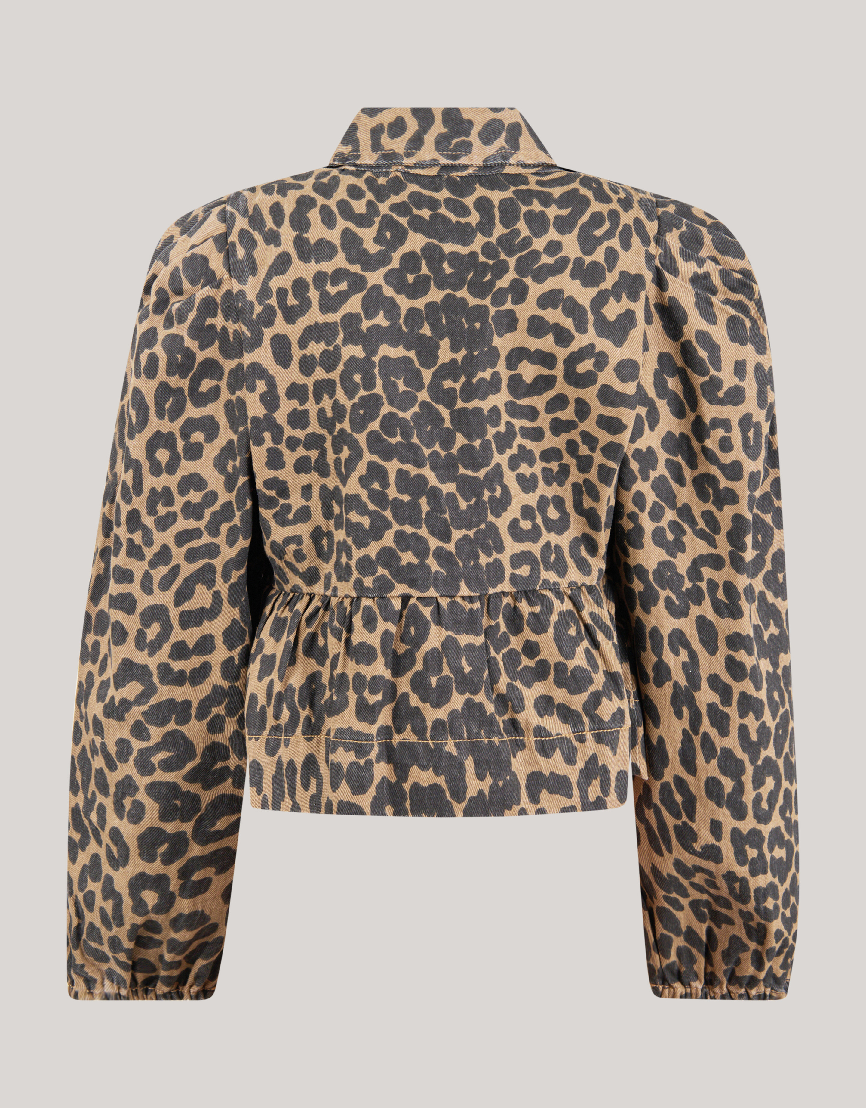 Leopard Schleife Bluse Braun JILL&MITCH