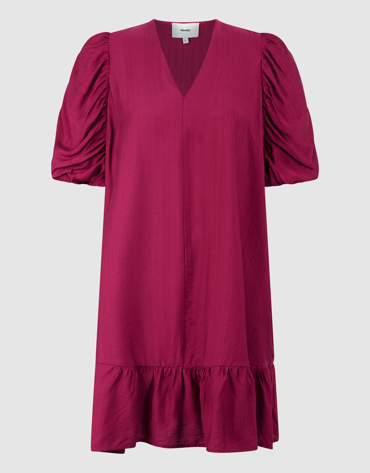 Mini-Kleid mit Puff&auml;rmeln Lila SHOEBY WOMEN