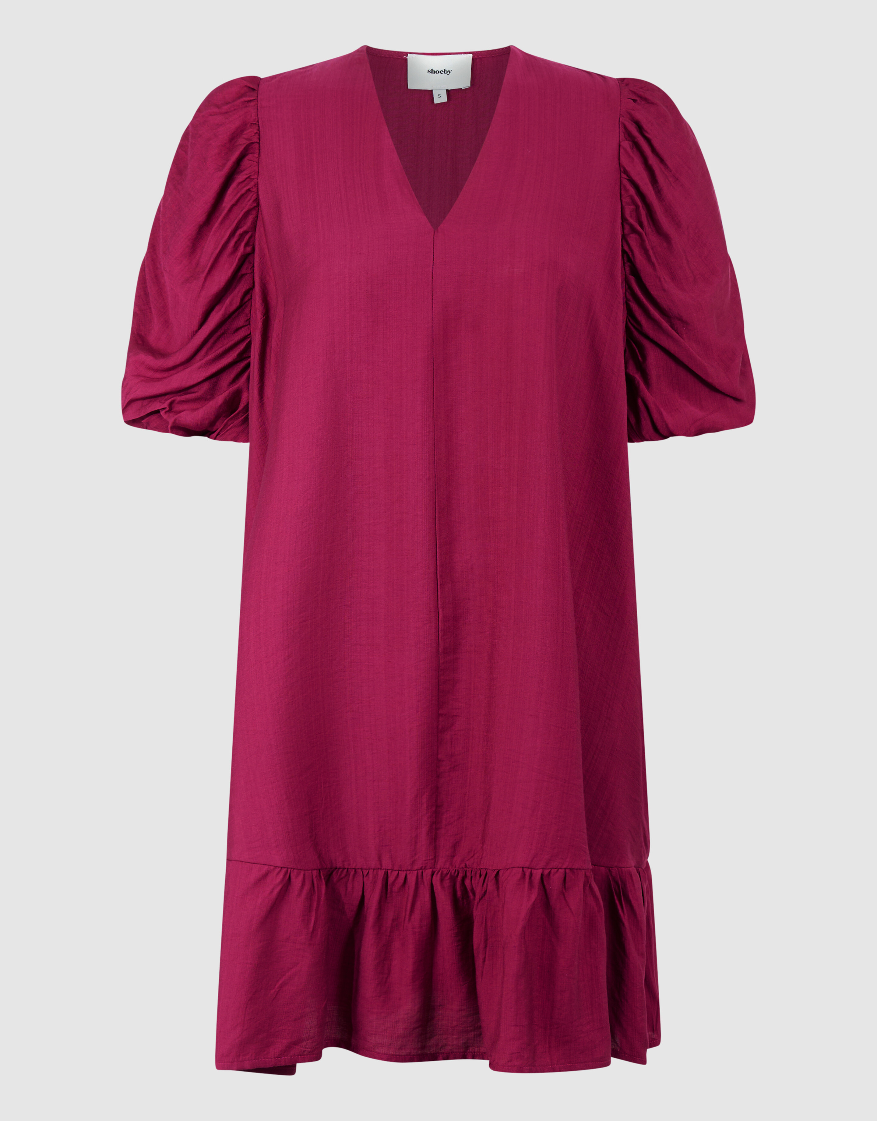 Mini-Kleid mit Puff&auml;rmeln Lila SHOEBY WOMEN