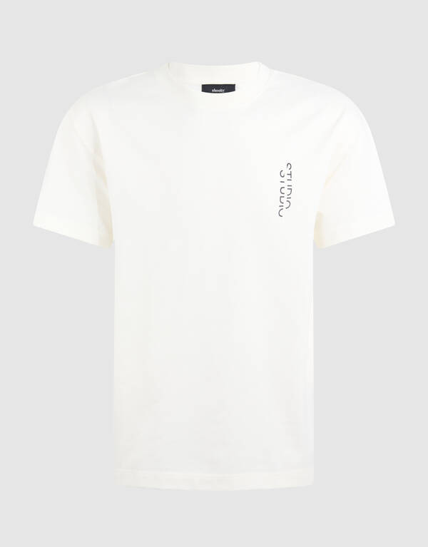 Text Artwork T-shirt Off White SHOEBY MEN