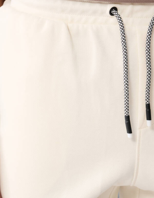 Pique Short Gebroken Wit SHOEBY MEN