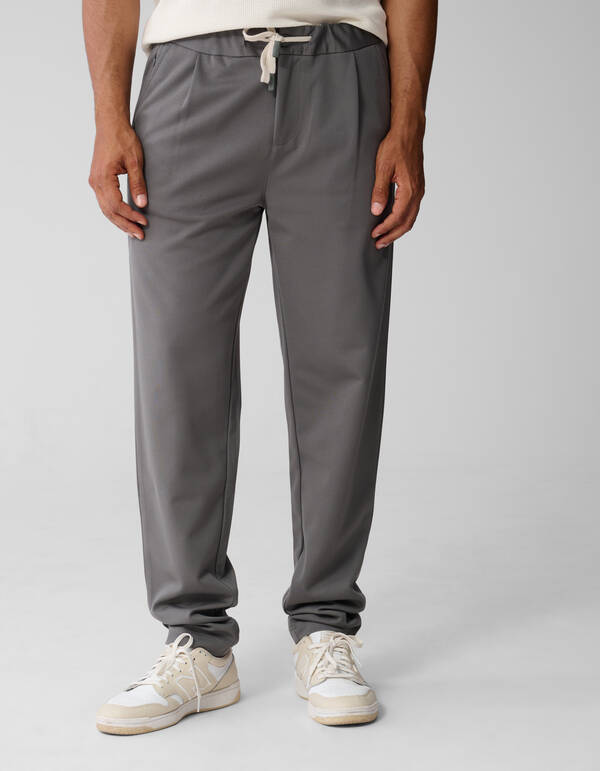 Konisch zulaufende Hose Dunkelgr&uuml;n SHOEBY MEN