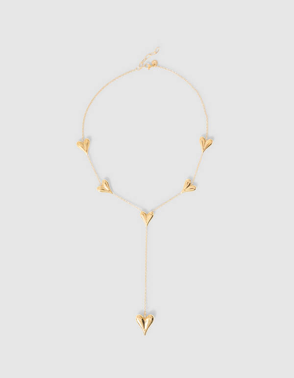 Herz Halskette Gold SHOEBY ACCESSOIRES