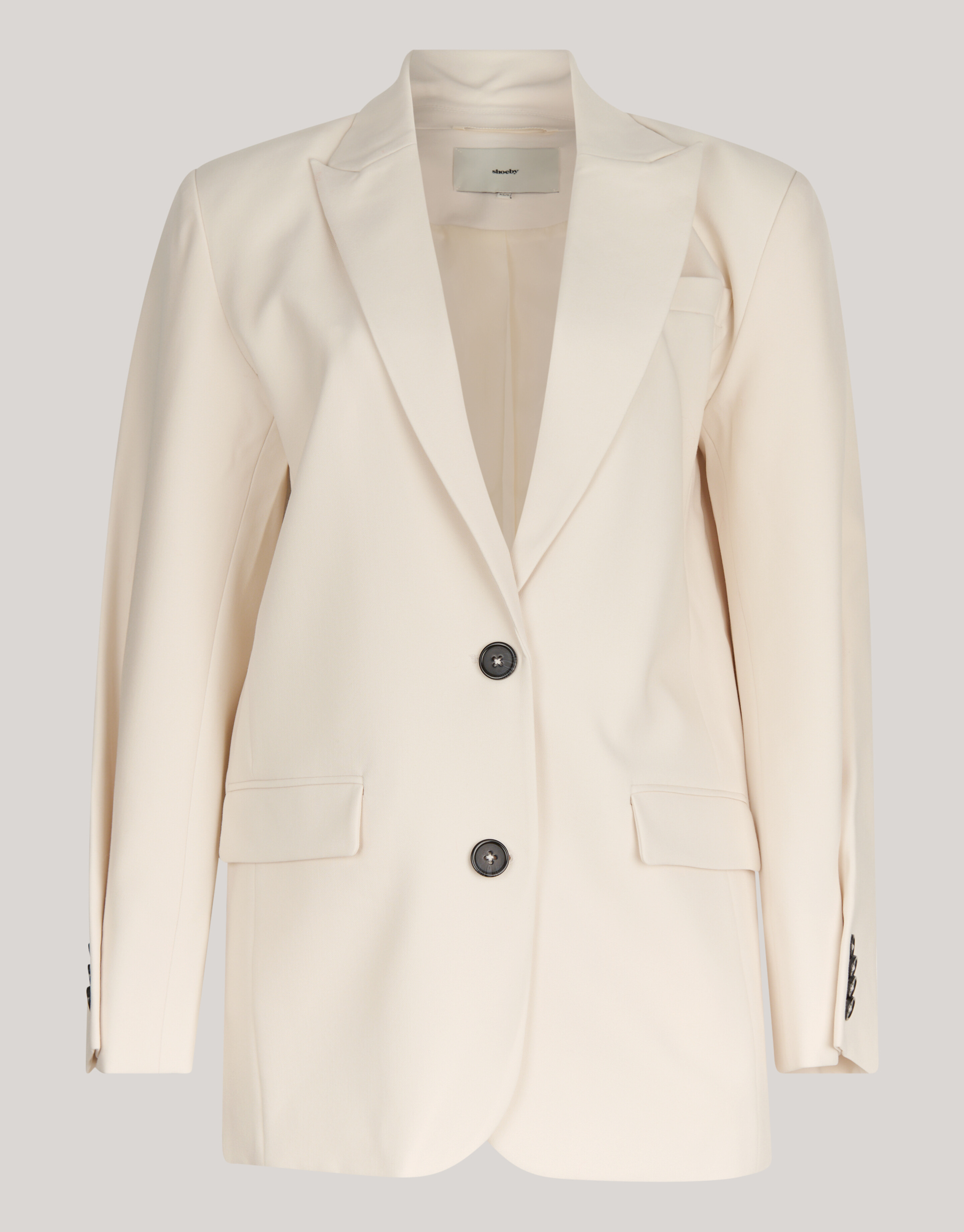 Übergroßer Blazer Off White SHOEBY WOMEN