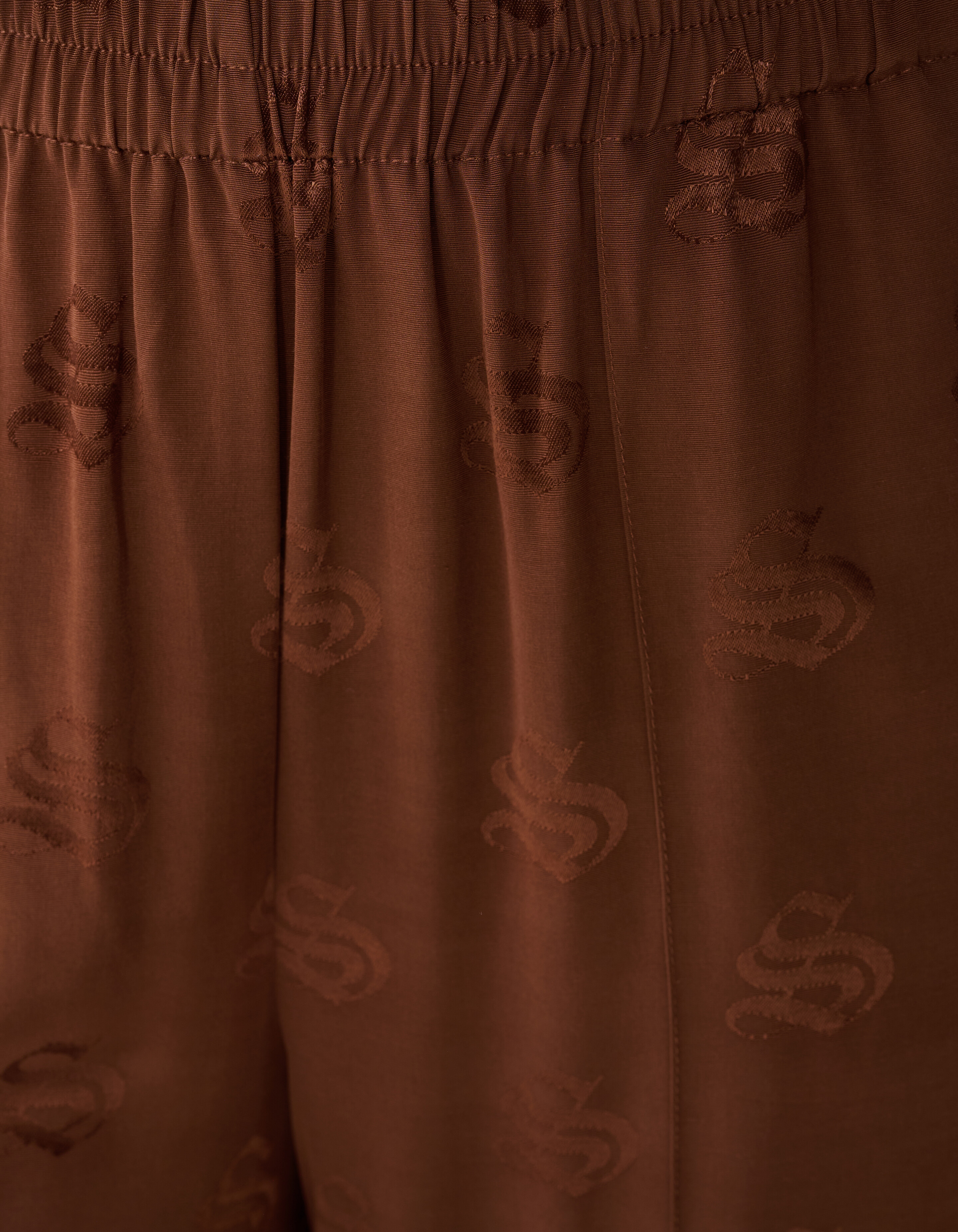 Logo Jacquard Hose Braun SHOEBY WOMEN