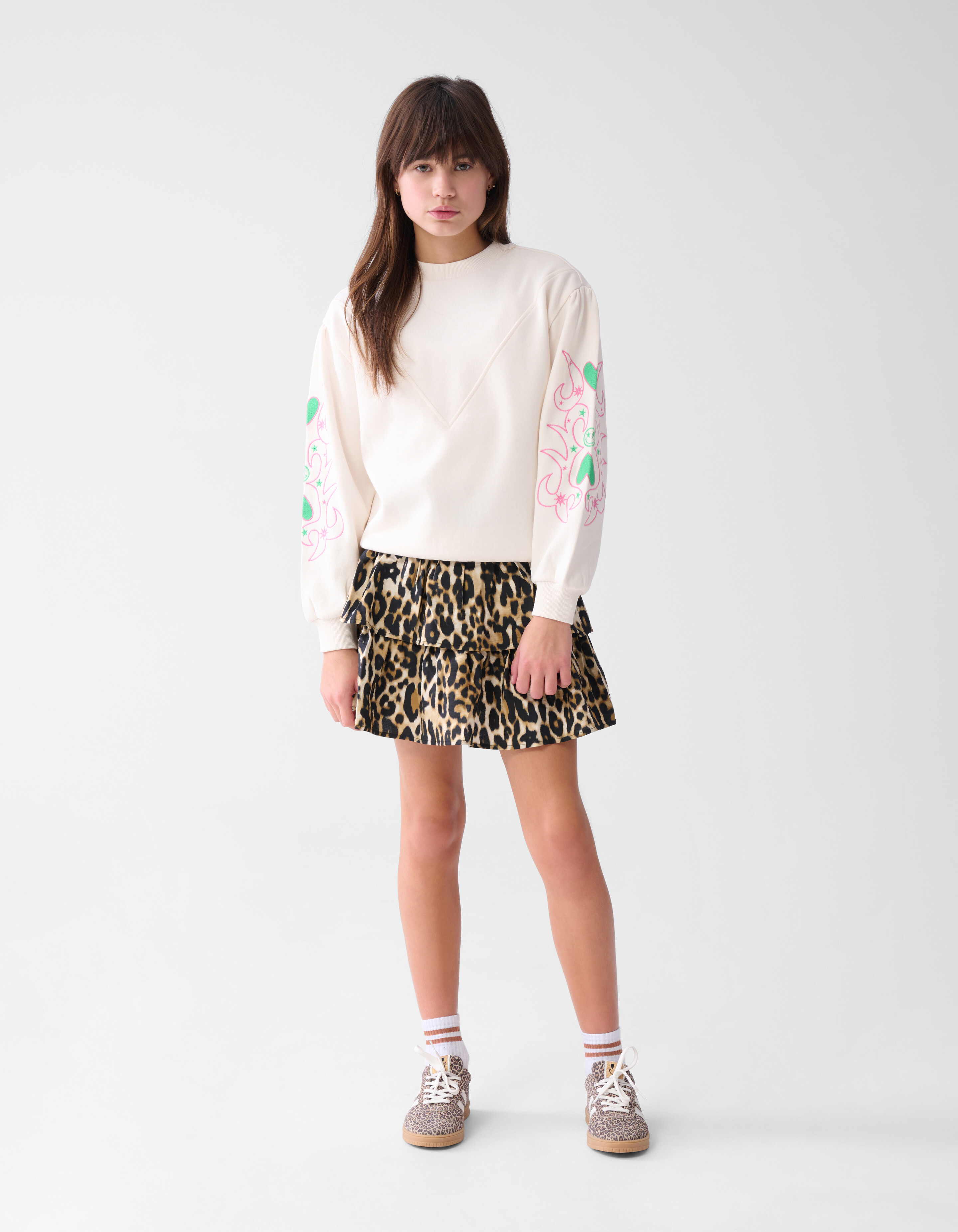 Pullover mit Stickerei Off White SHOEBY GIRLS