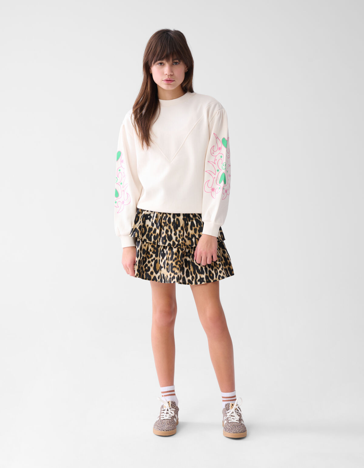 Pullover mit Stickerei Off White SHOEBY GIRLS